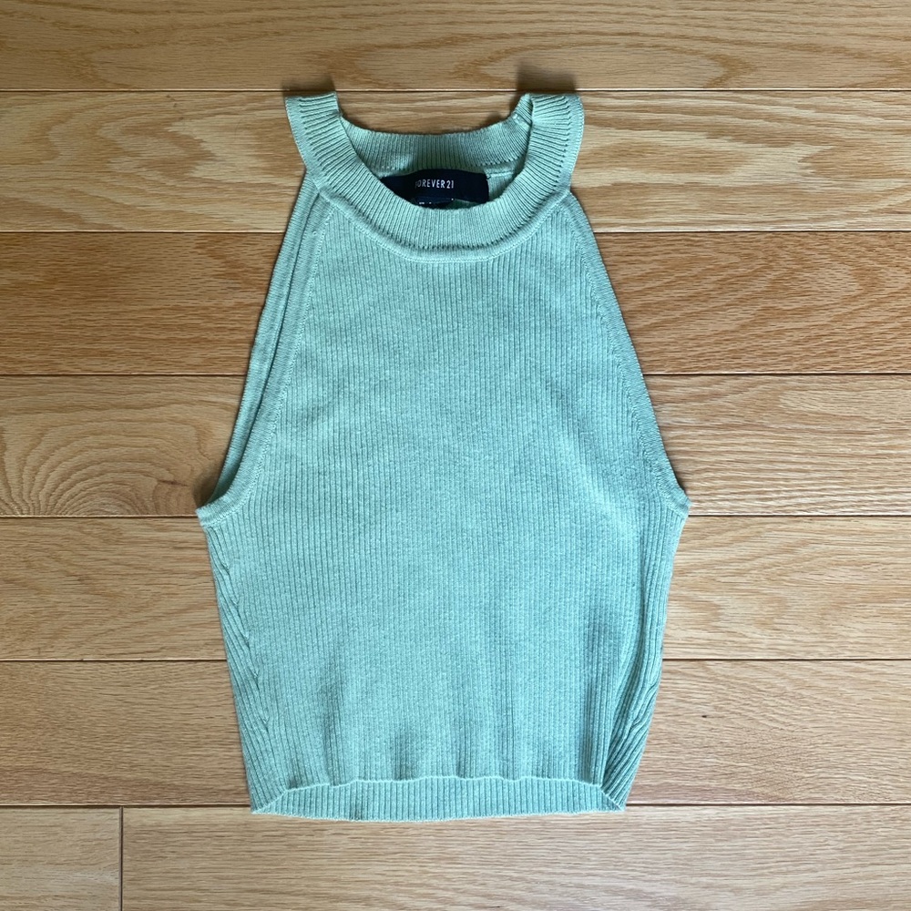 Green Summer Tank Top